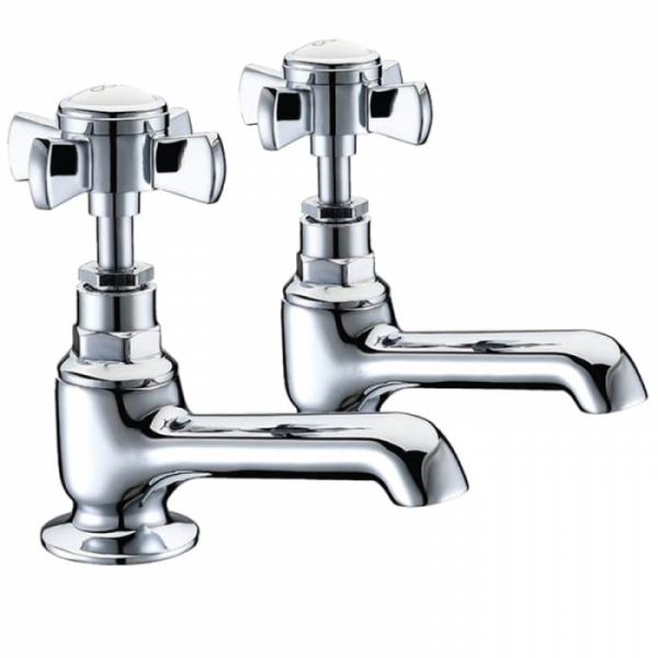 Wisley Traditional Basin Pillar Taps (Pair)